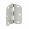 Prime-Line Door Hinge Residential Smooth Pivot, 3-1/2 in. with 5/8 in. Corners, Satin Nickel 12 Pack U 11508512